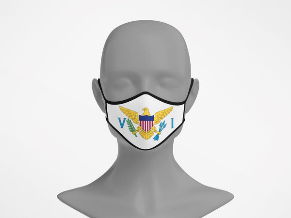 U.S. Virgin Islands Face Covering - CaribeHeart Virgin Islands